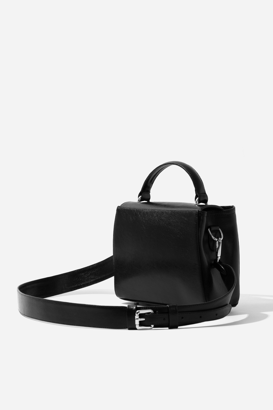 ERNA MINI black bag /silver/