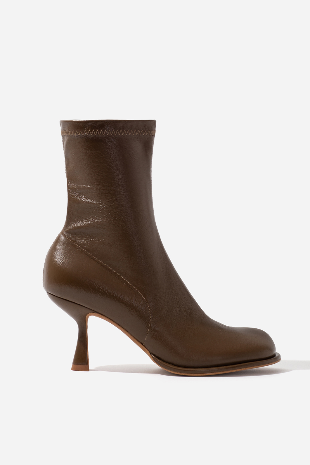 Blanca olive vintage leather ankle boots