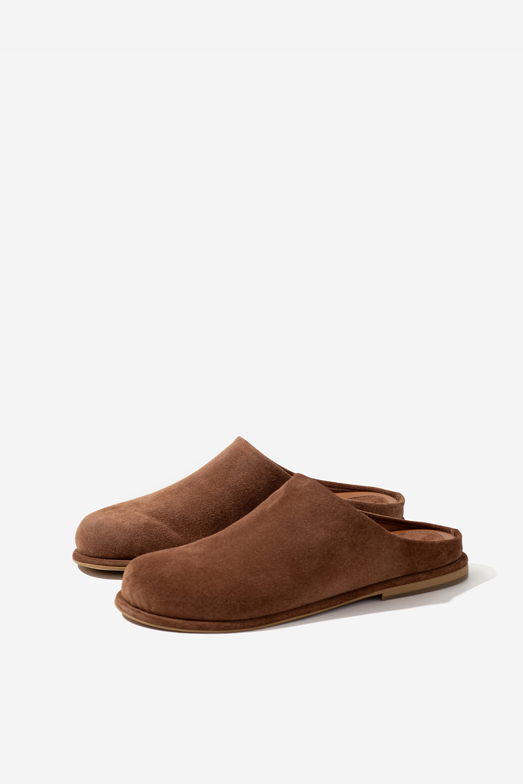 CLAIRE brown mules