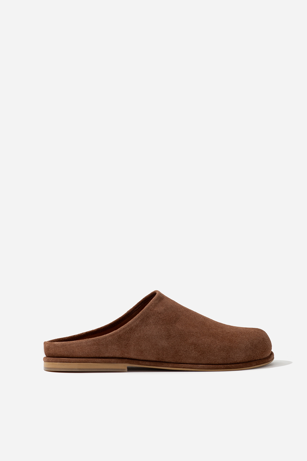 Claire brown suede mules