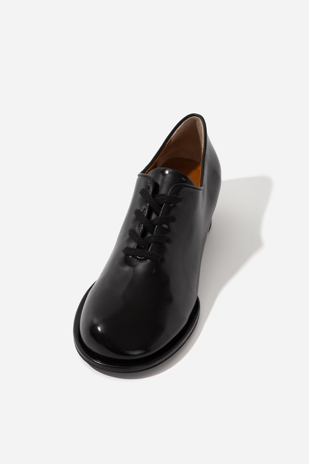 Bette black leather oxfords