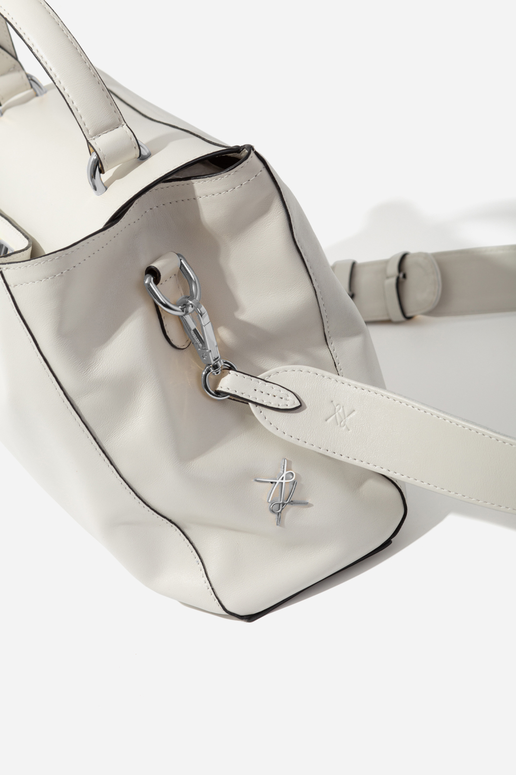 ERNA SOFT white bag /silver/