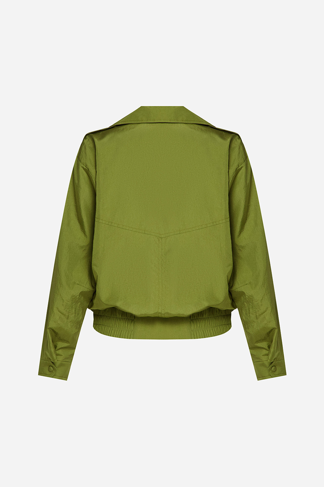 Olive bomber jacket
