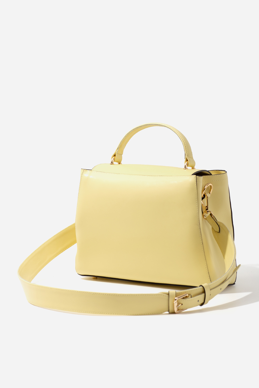ERNA SOFT light yellow bag /gold/