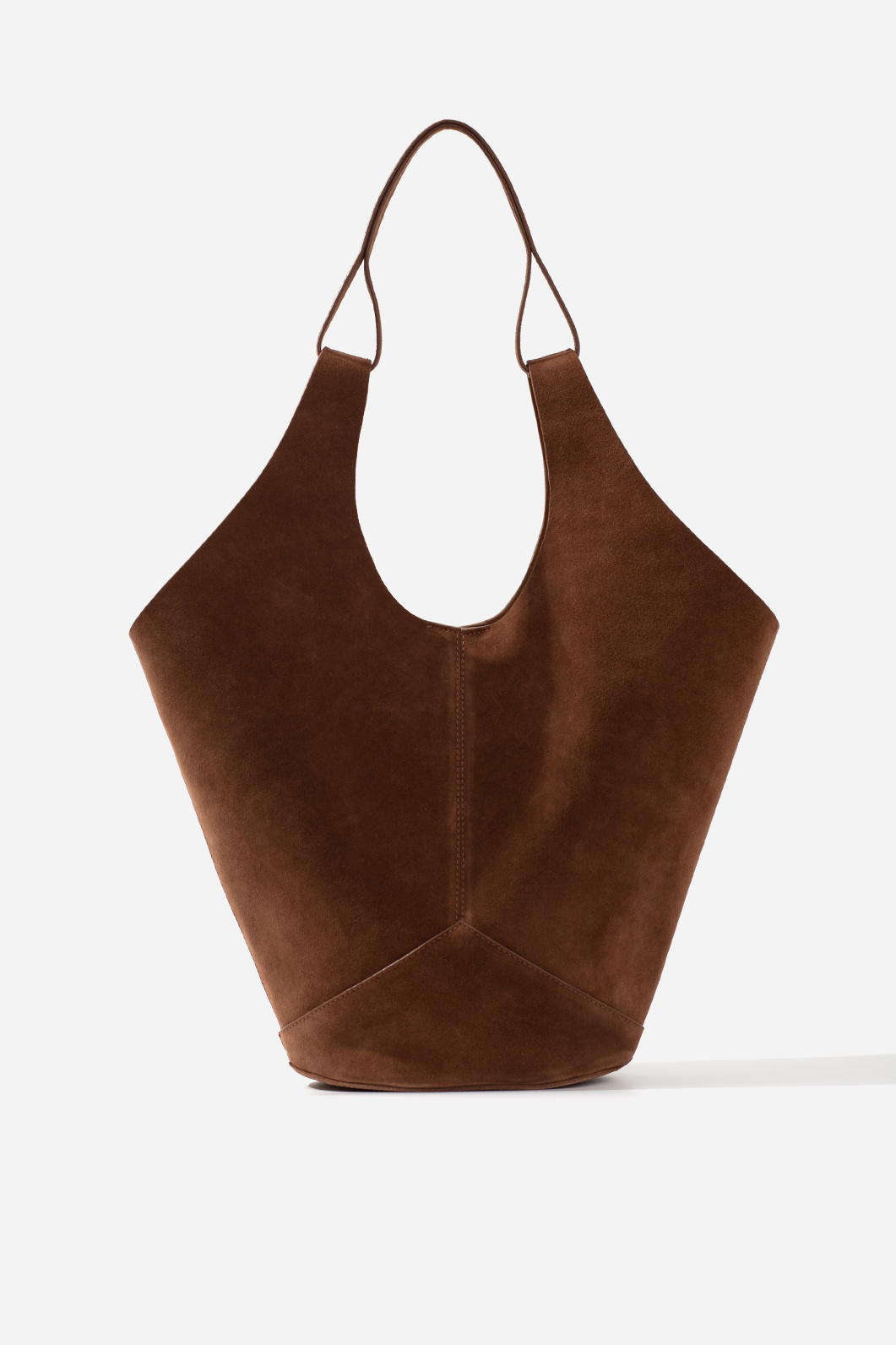 KHRYSTIA brown shopper bag 