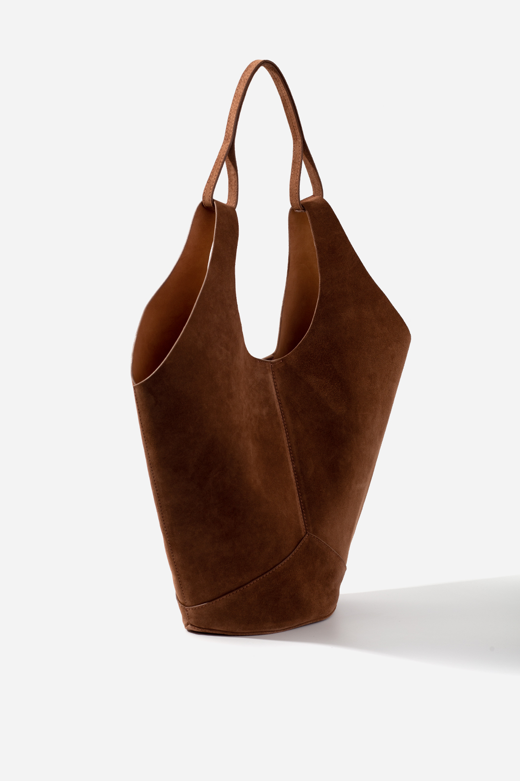 KHRYSTIA brown shopper bag 