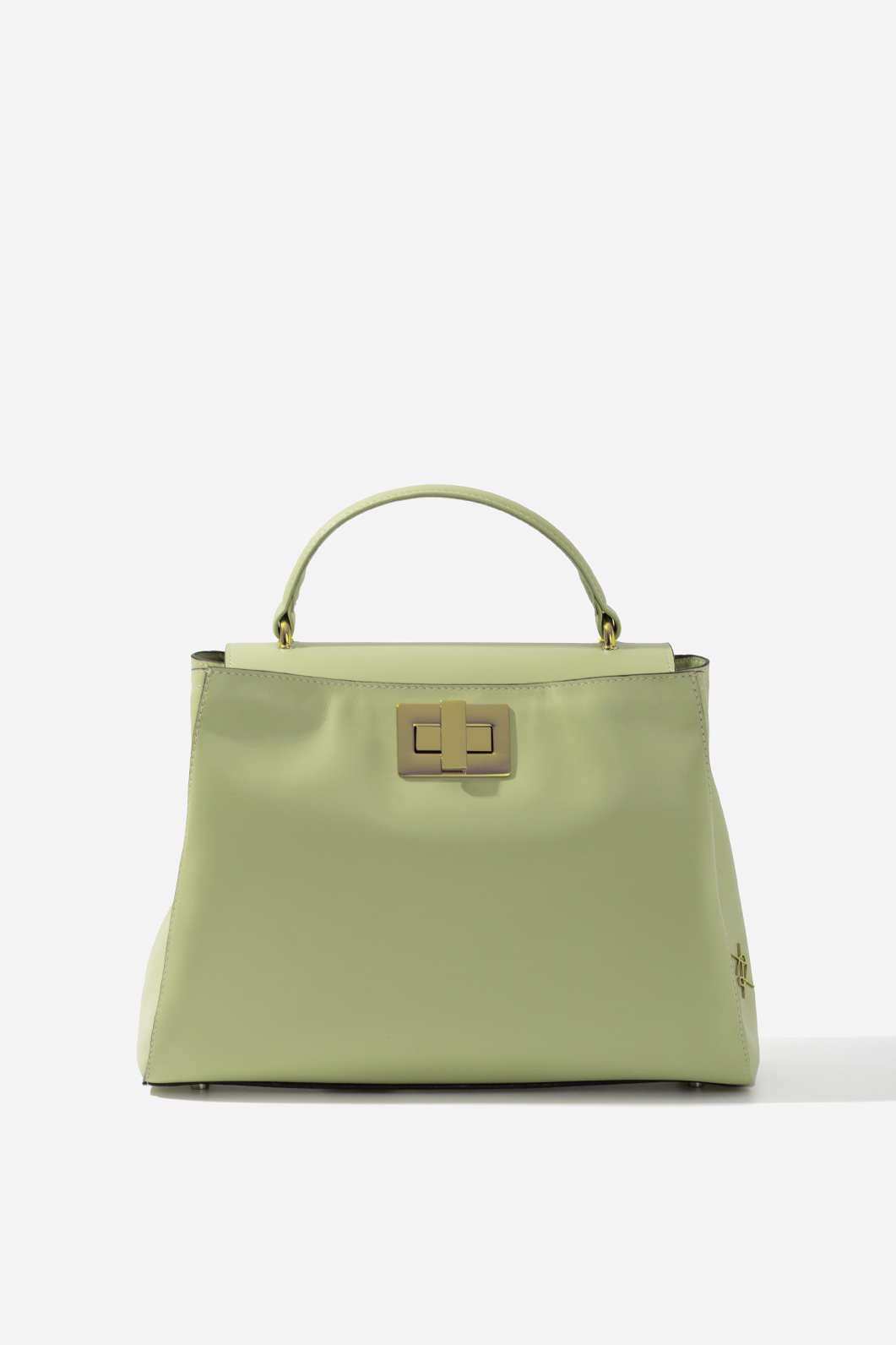 ERNA SOFT light green bag /gold/