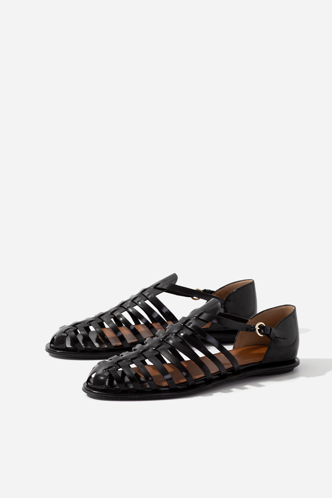 MELINA black sandals