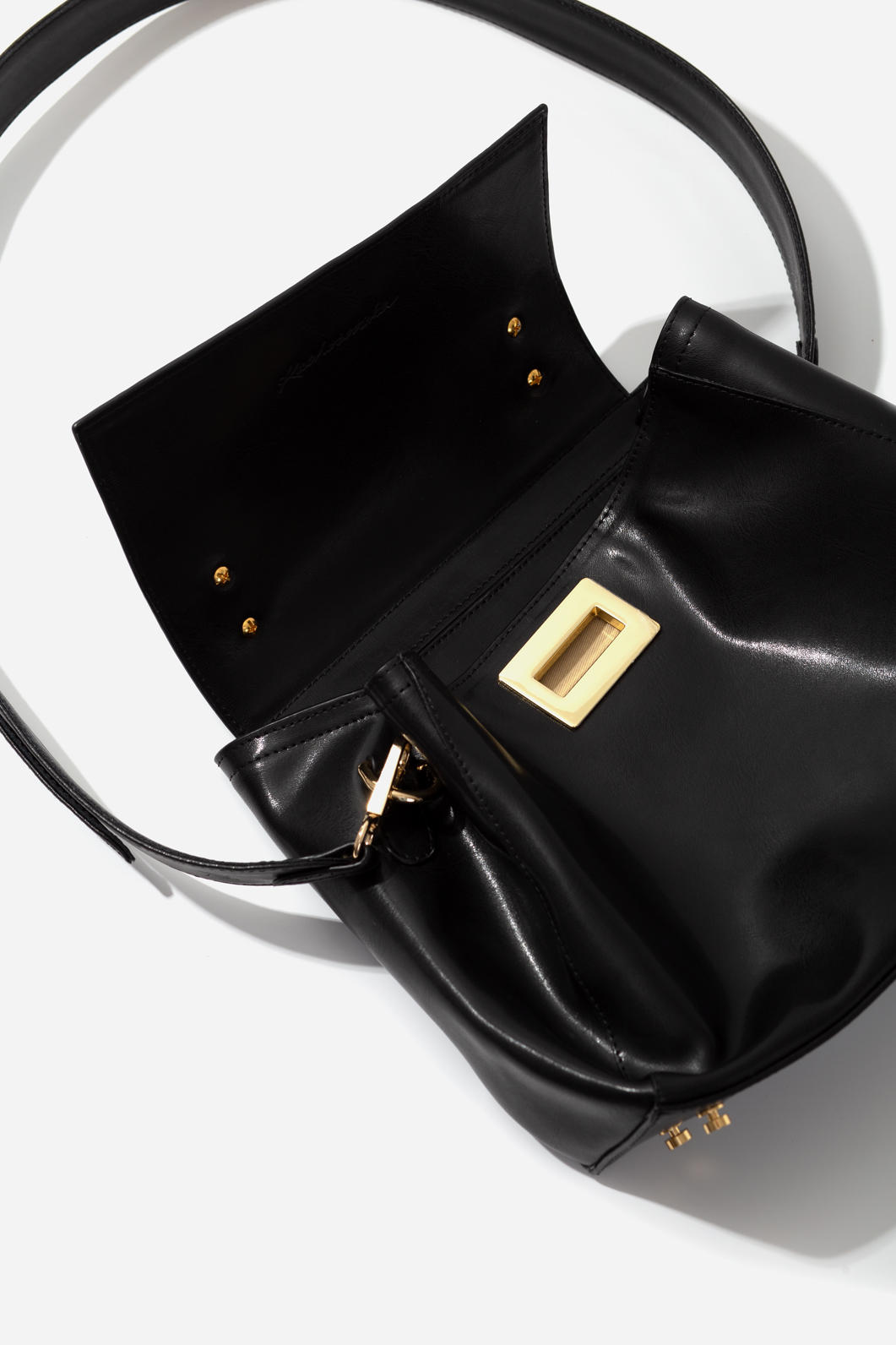 ERNA SOFT black bag /gold/