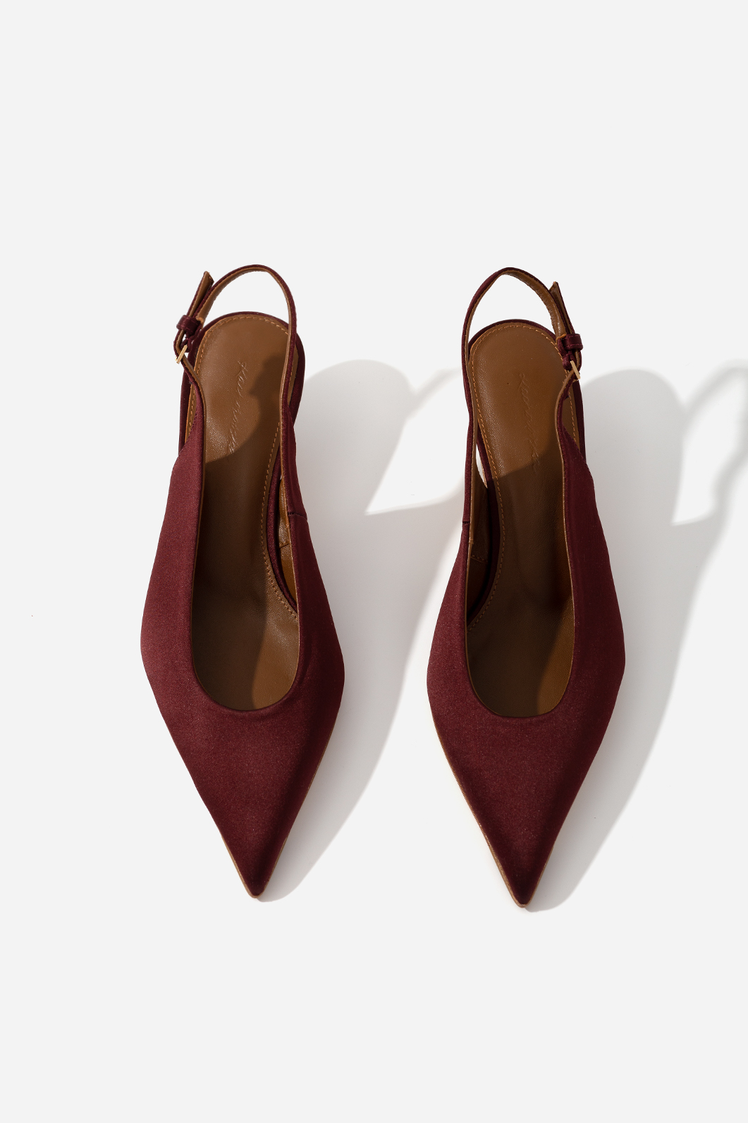 DARCY bordeaux slingbacks