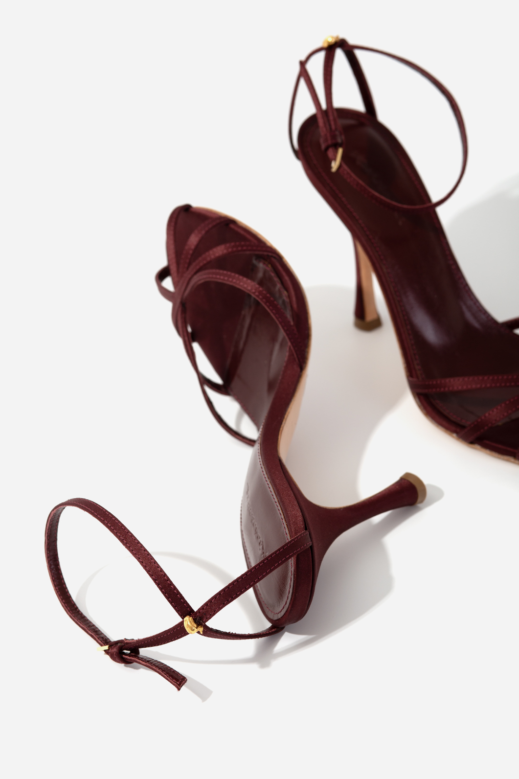 LEONA bordeaux sandals