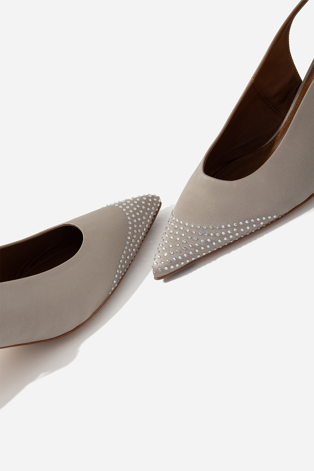 SHEREE KITTEN gray slingbacks