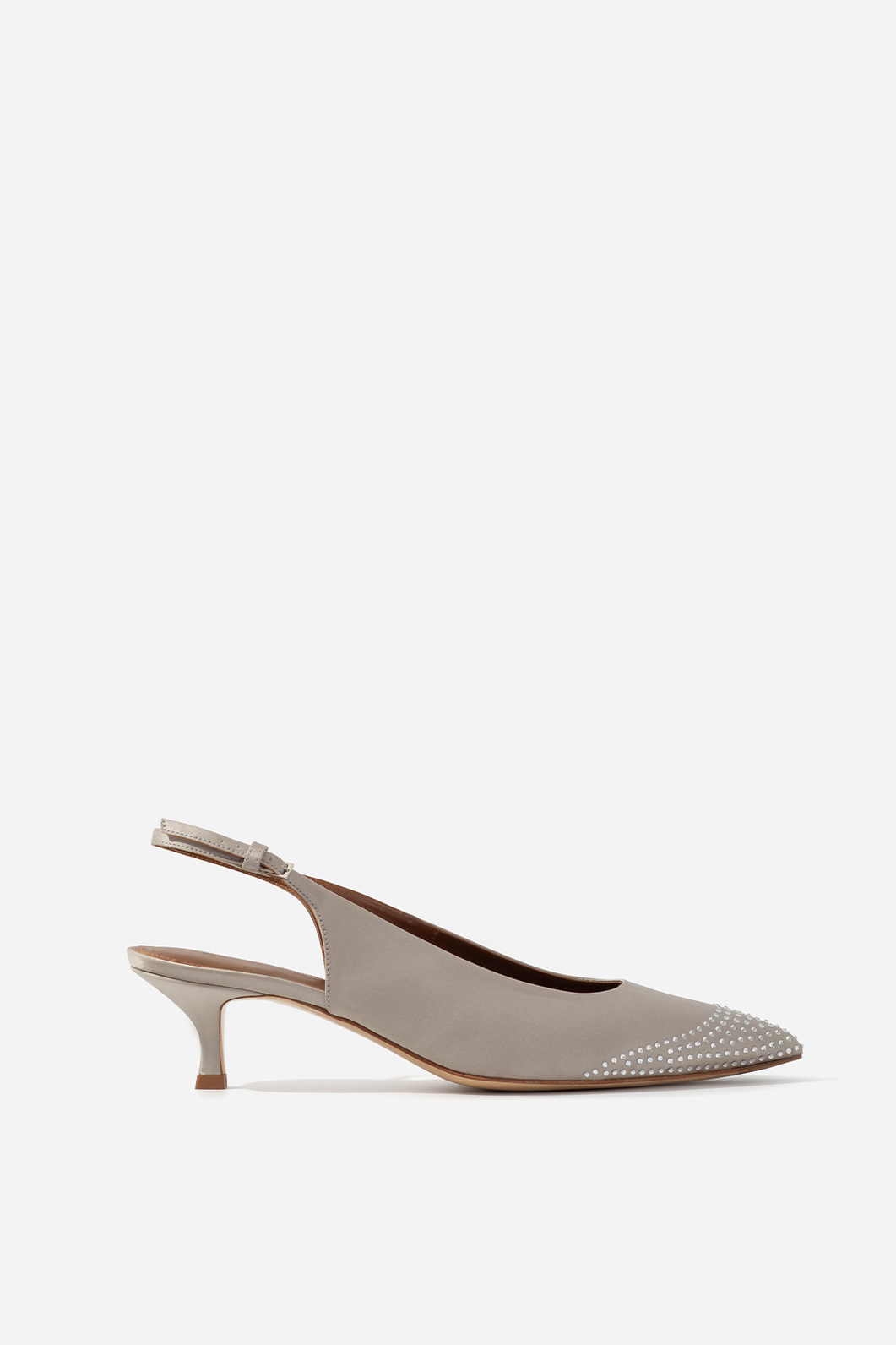 SHEREE KITTEN gray slingbacks