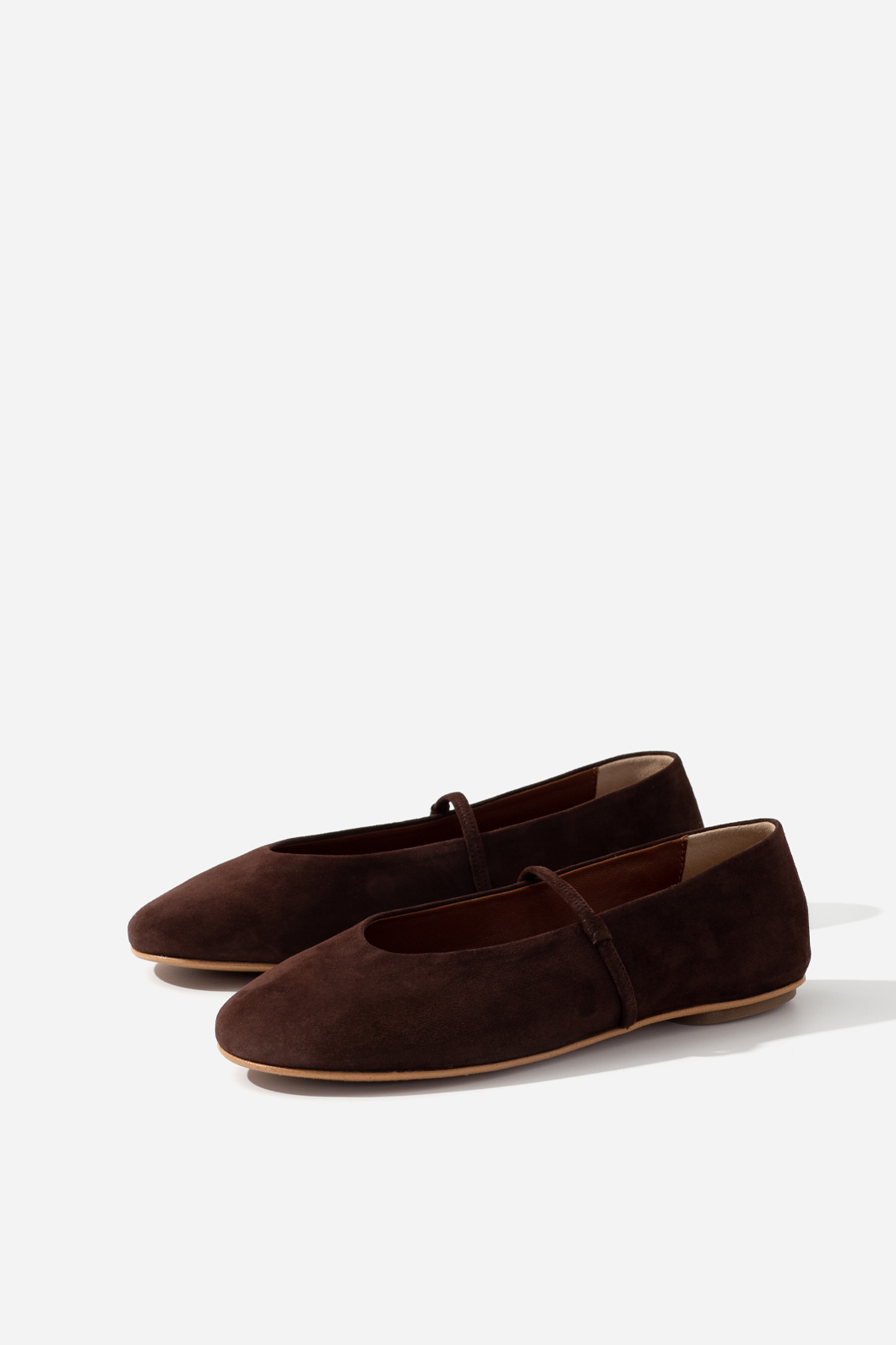 EMILY dark brown ballet flats