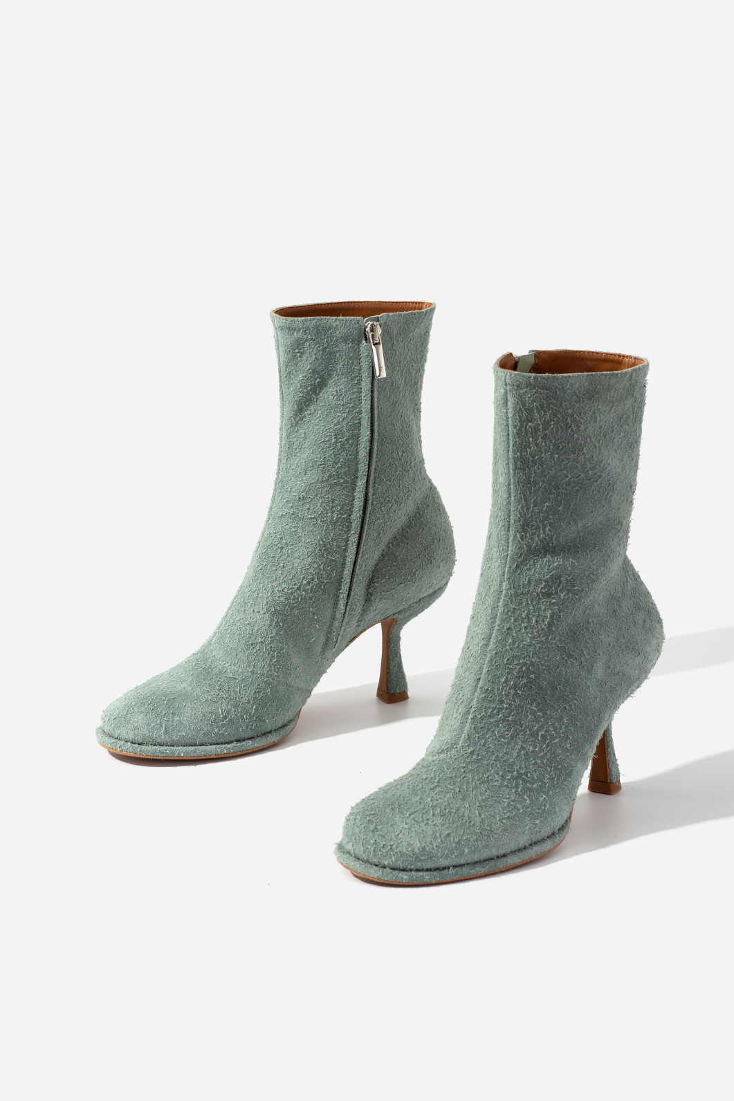 BLANCA light blue ankle boots