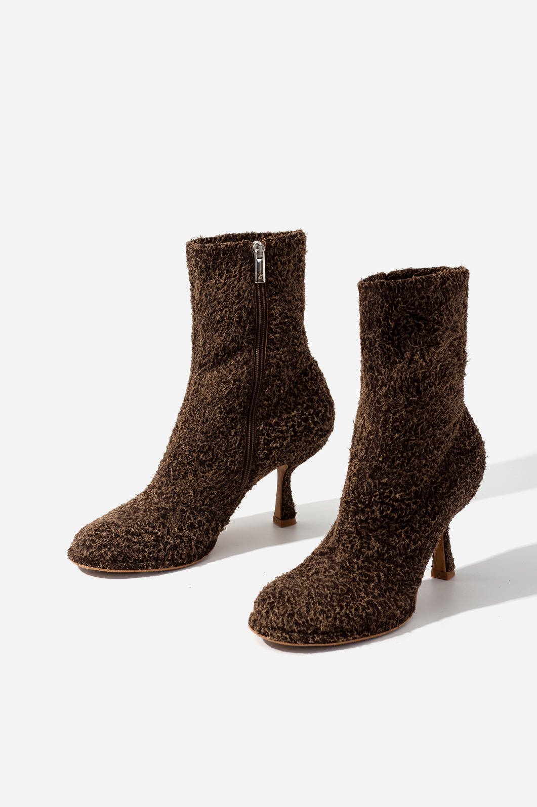 BLANCA brown ankle boots