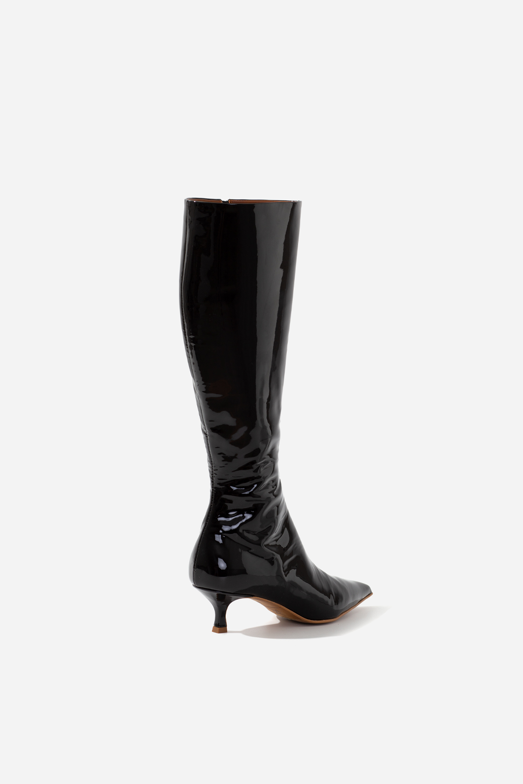 ZARIA black patent leather boots