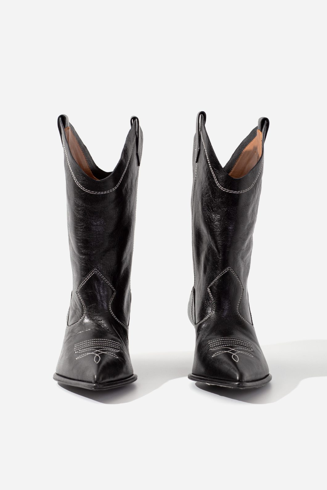 GWEN black cowboy boots