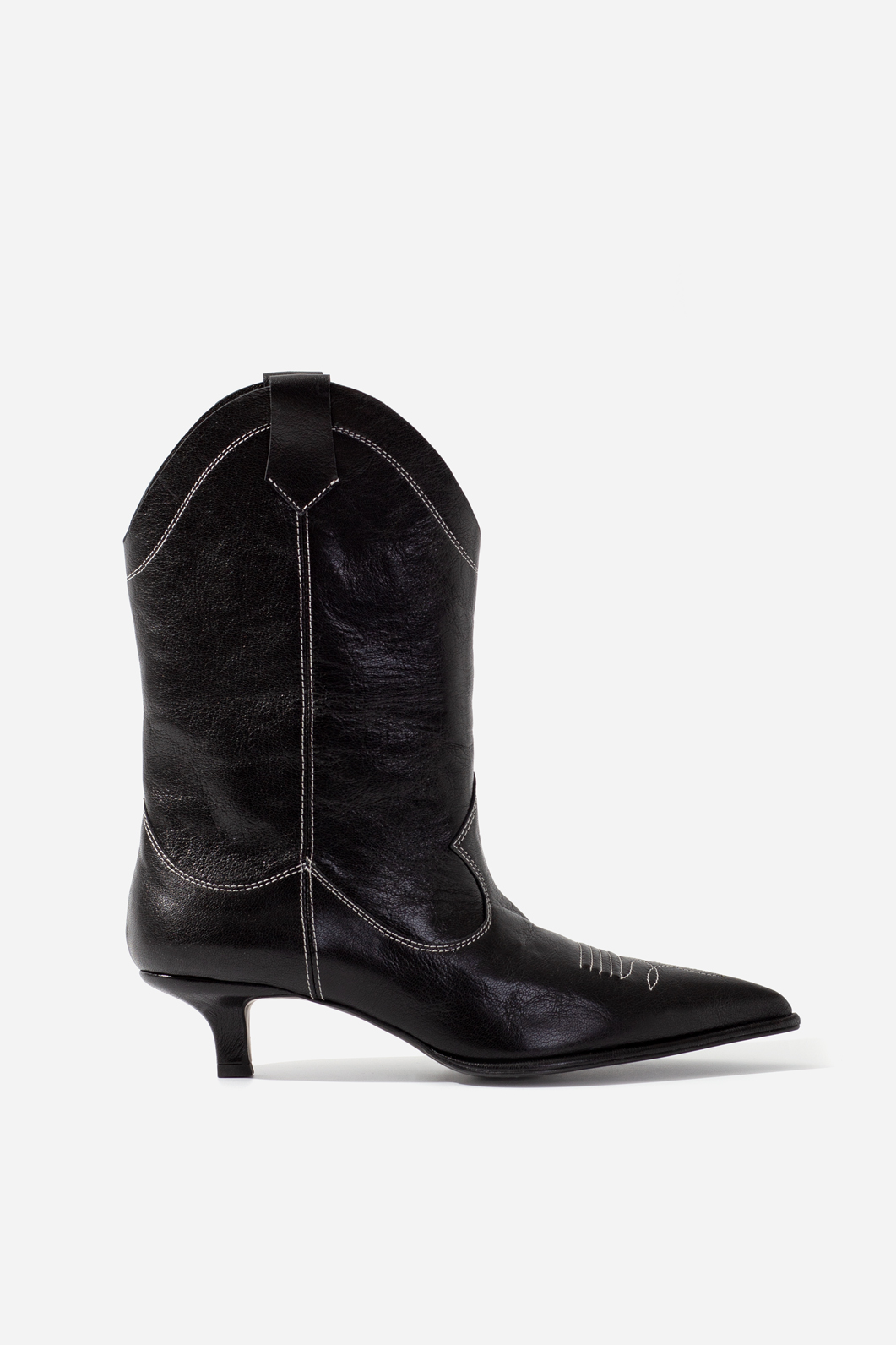 GWEN black cowboy boots