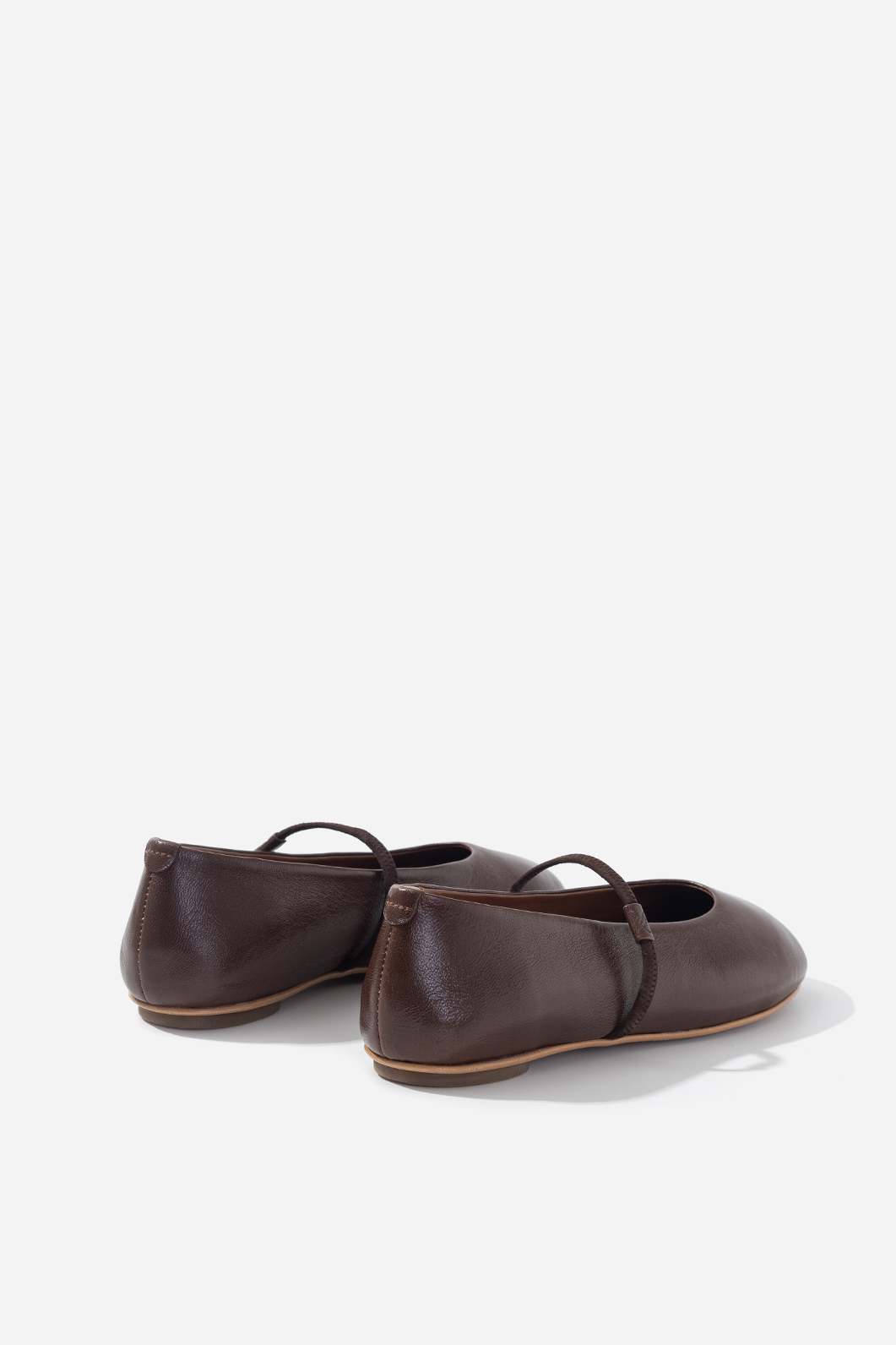 EMILY brown ballet flats