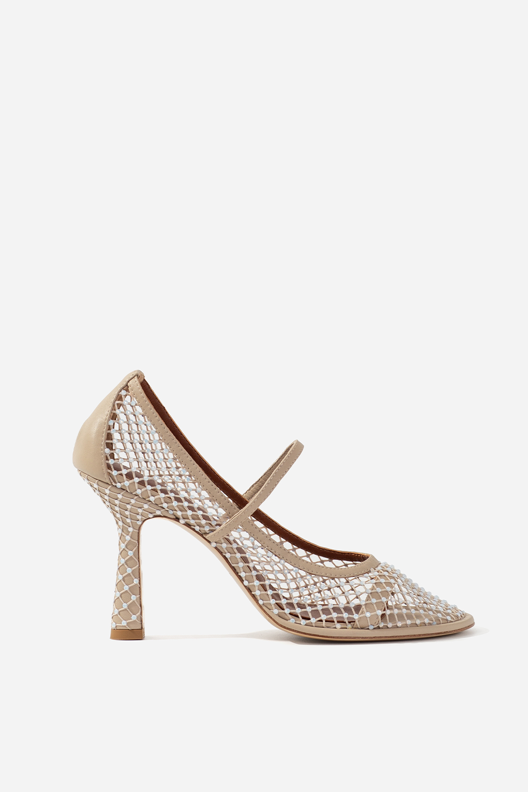 JERRY gray pumps with crystals