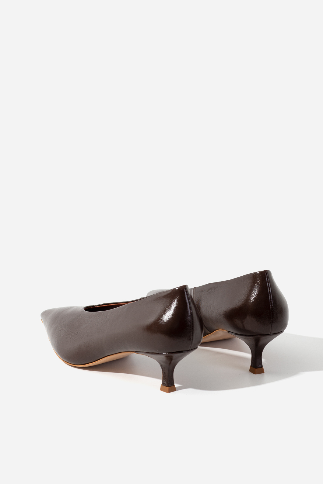 CAMILLE dark brown pumps