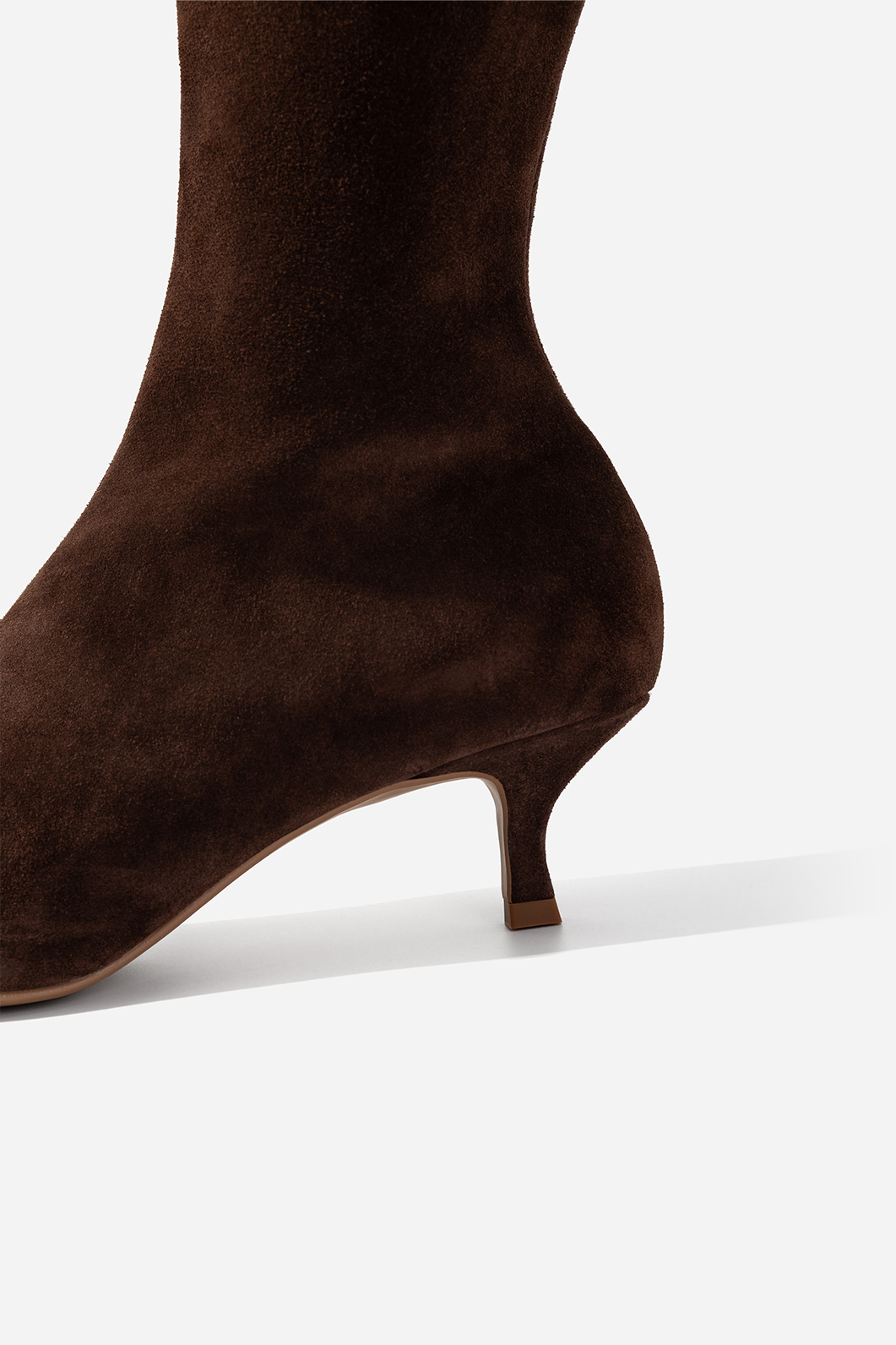 ZARIA brown suede leather boots