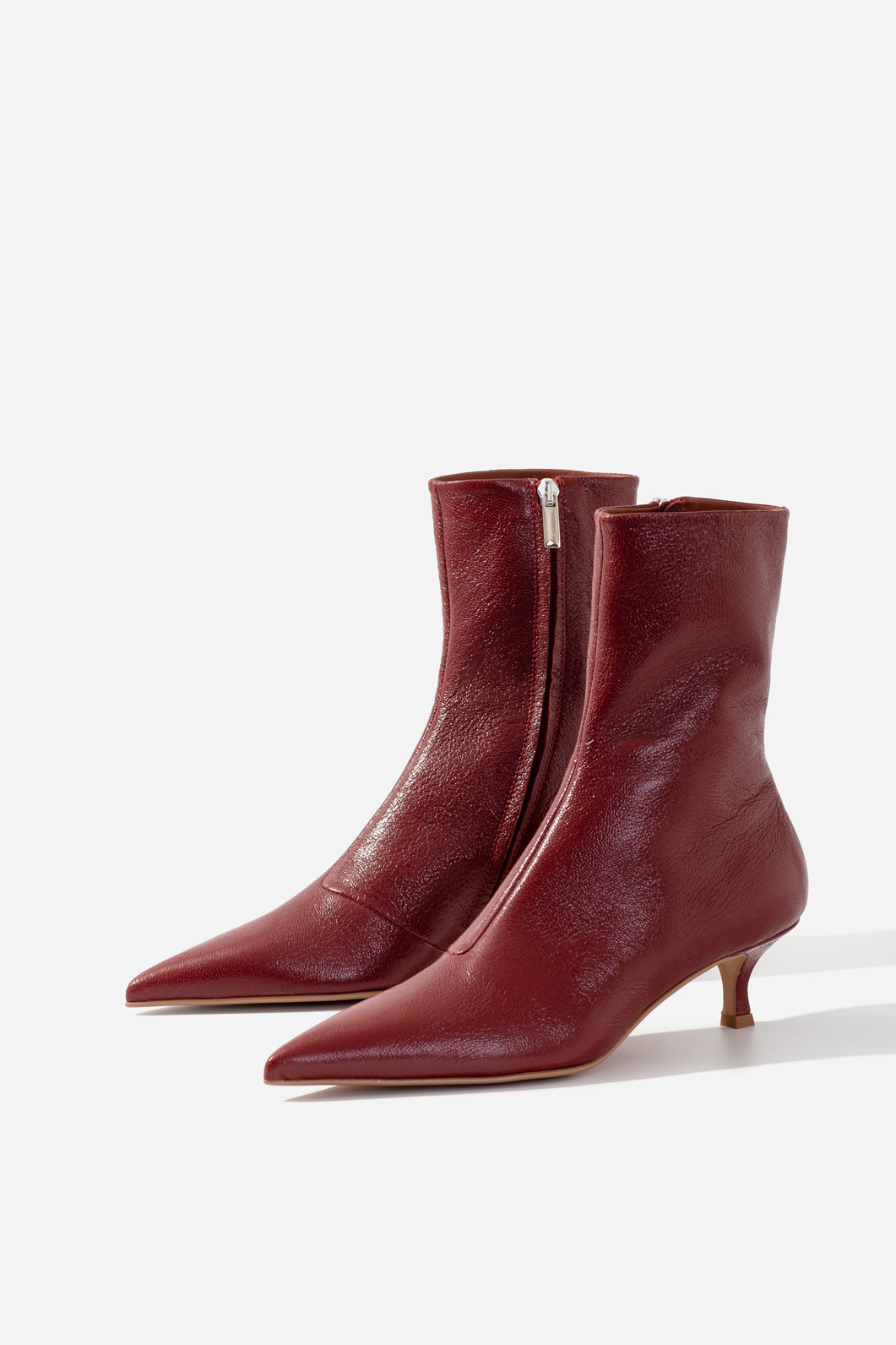 MARIA bordeaux ankle boots