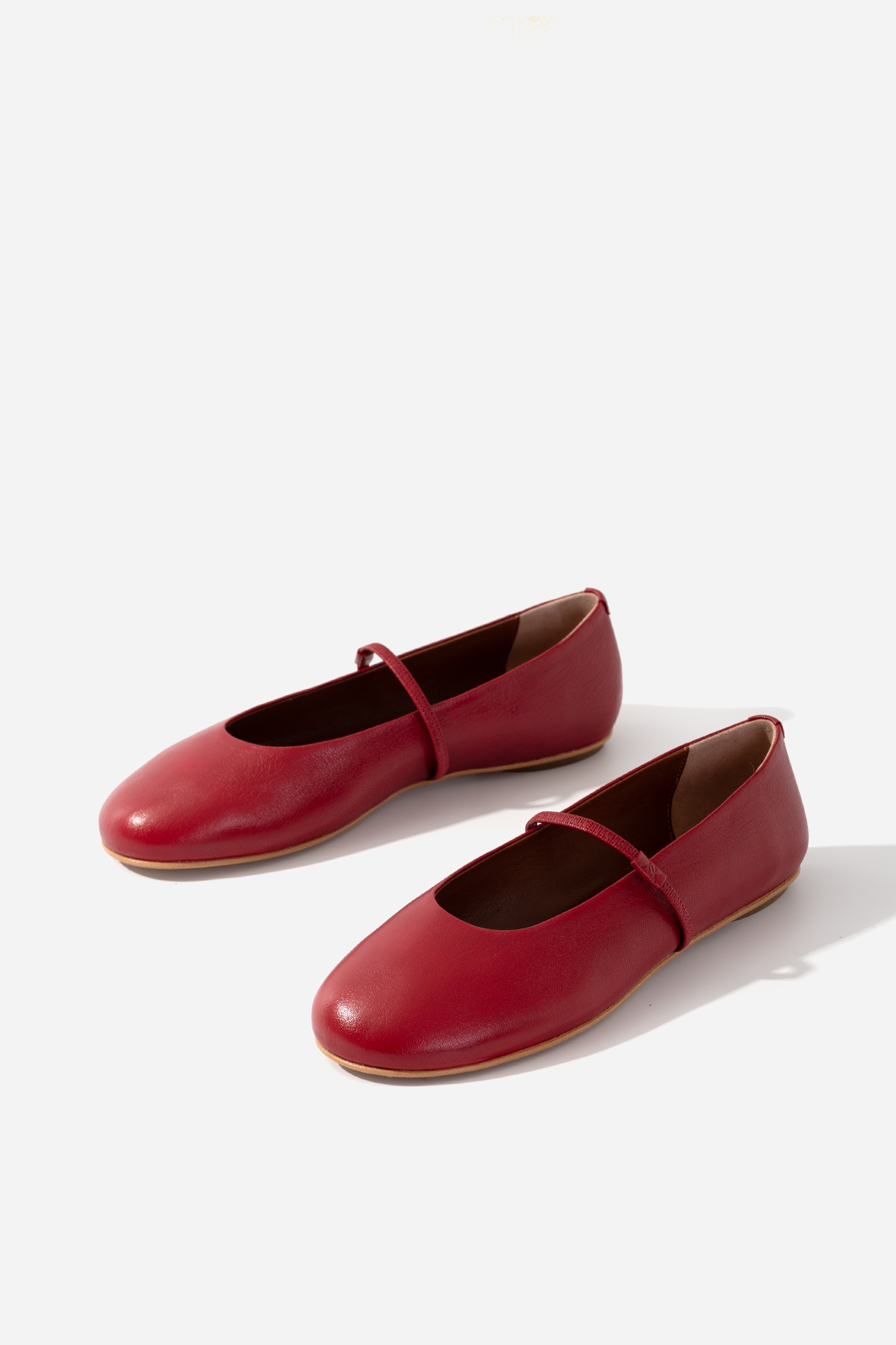 EMILY burgundy ballet flats