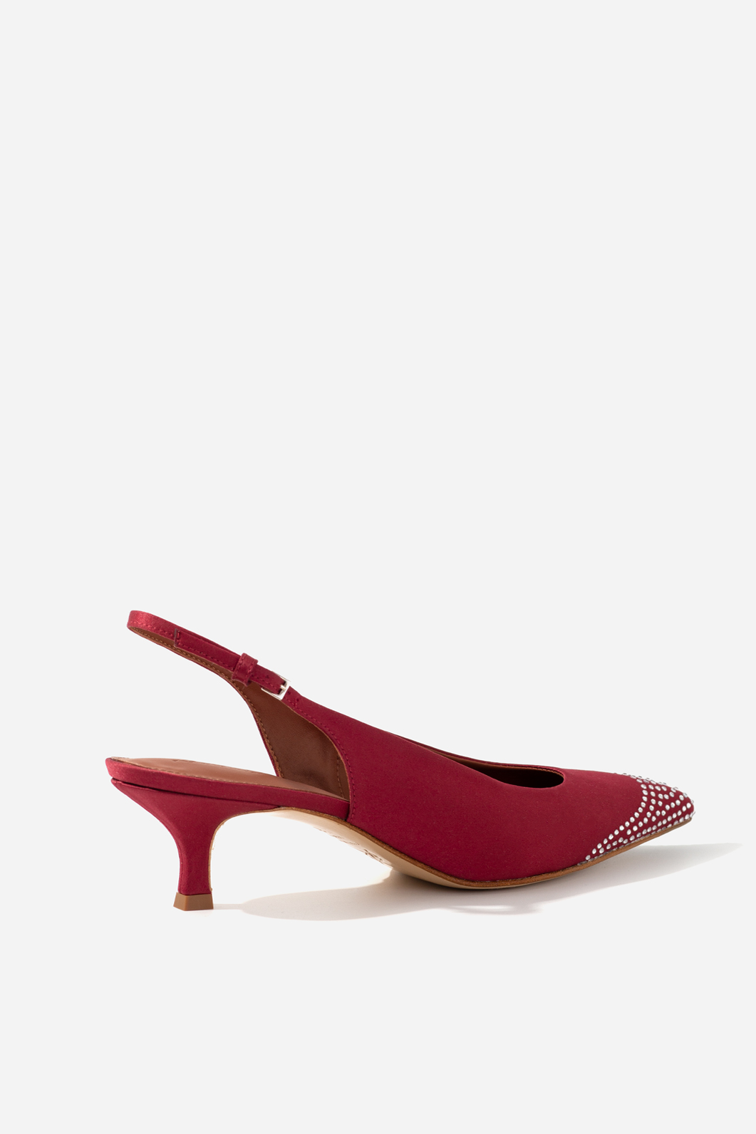 SHEREE KITTEN bordeaux slingbacks