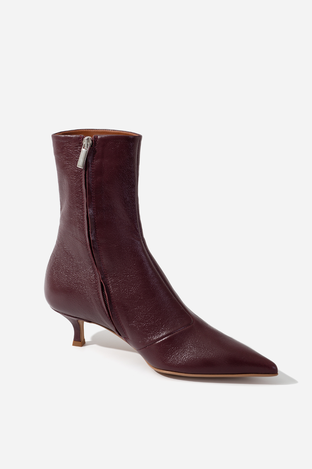 MARIA dark bordeaux ankle boots