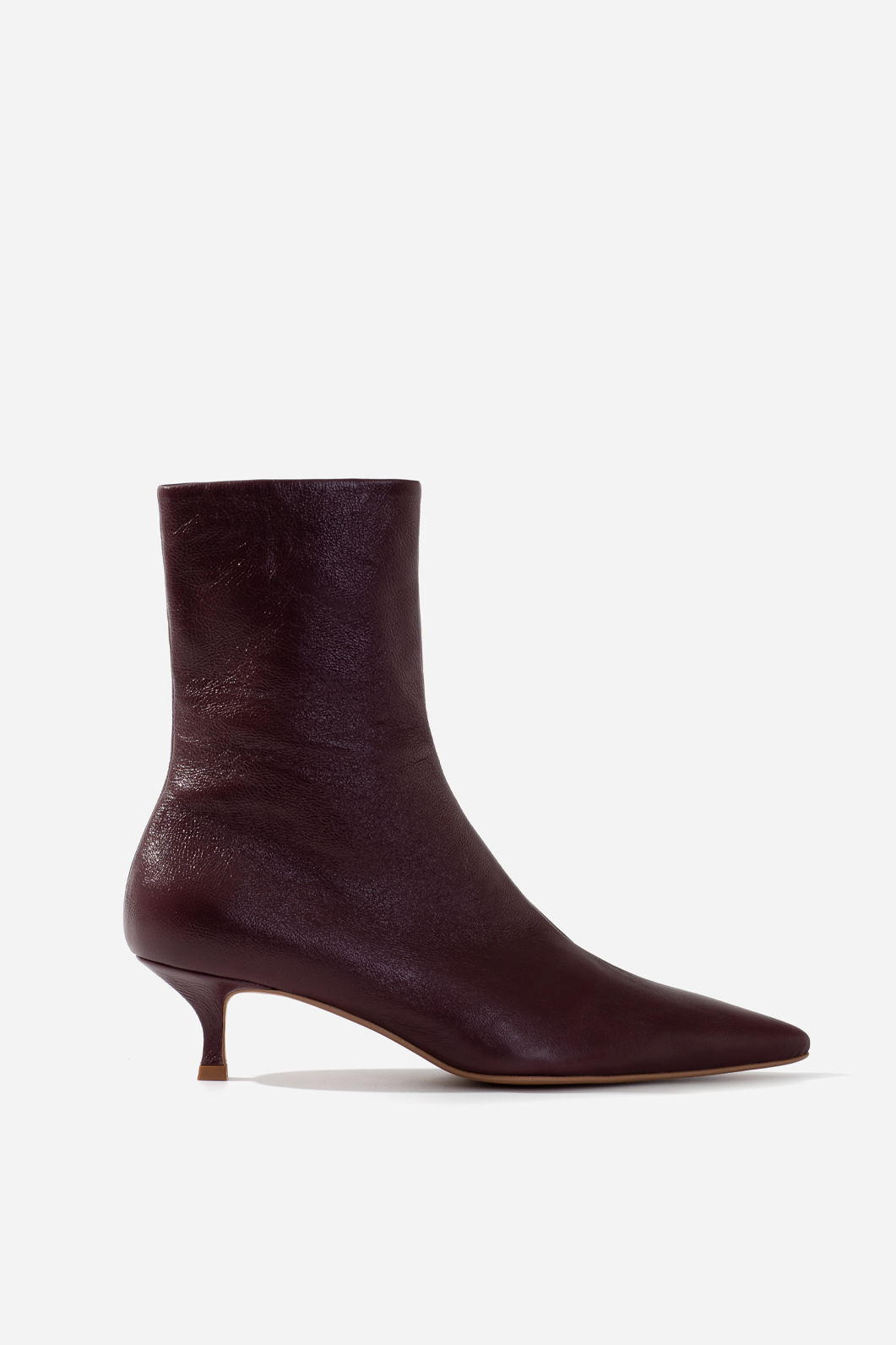 MARIA dark bordeaux ankle boots