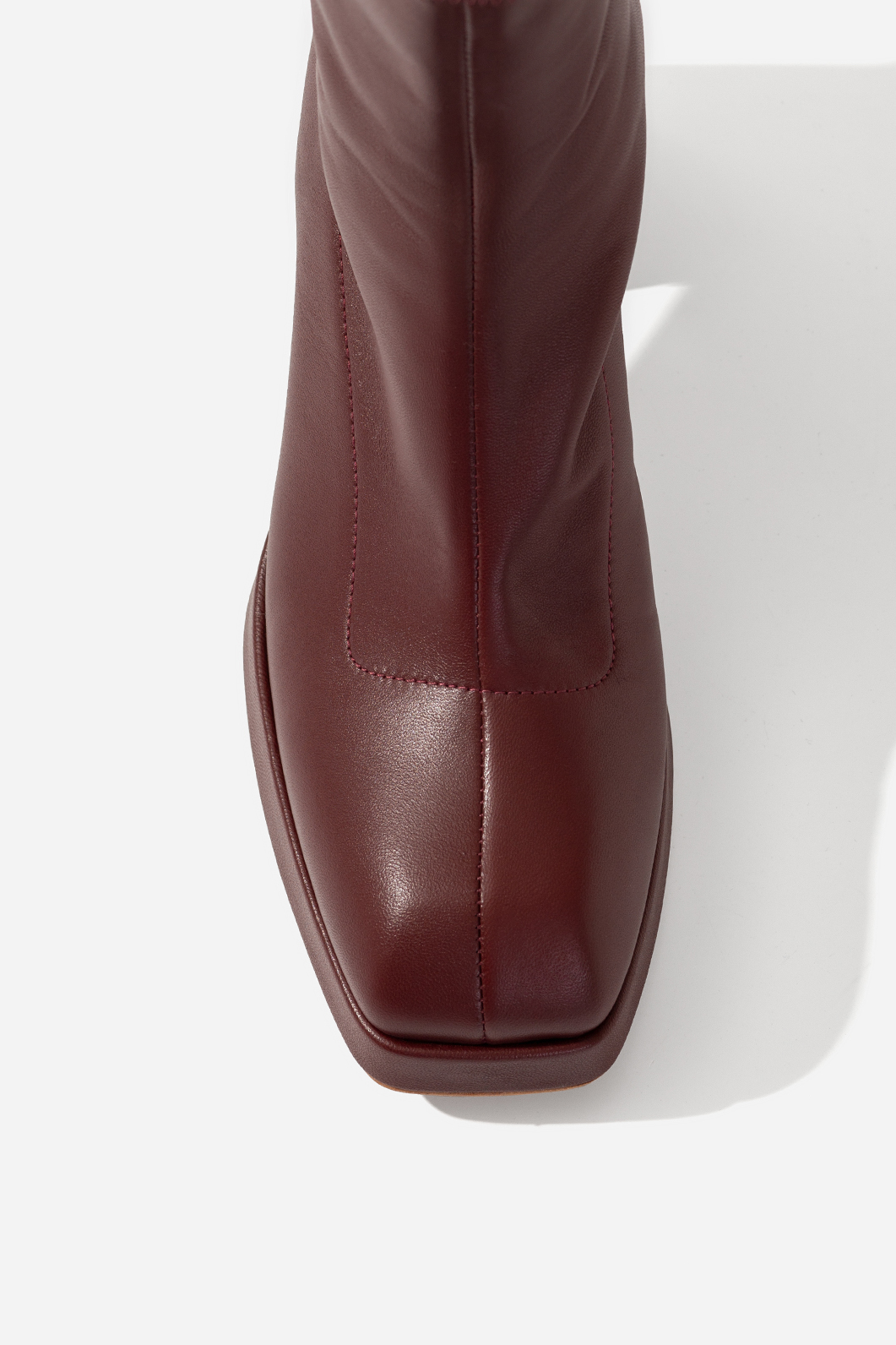 CHRISTINA dark bordeaux ankle boots